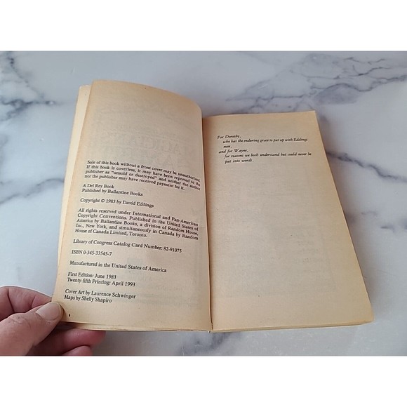 The Belgariad Ser.: Magician's Gambit by David Eddings (1986, Mass Market) - Picture 4 of 10